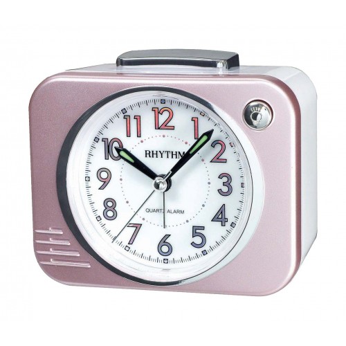 Rhythm(Japan) Bell Alarm ,Snooze,Hologram Dial,Silky Move,Radium Value Added Bell Alarm Clock